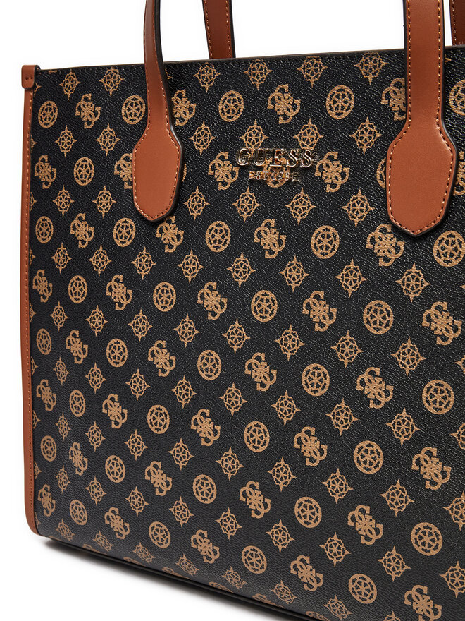 Guess Дамска чанта Guess Sirrah HWPG86 65240 Кафяв