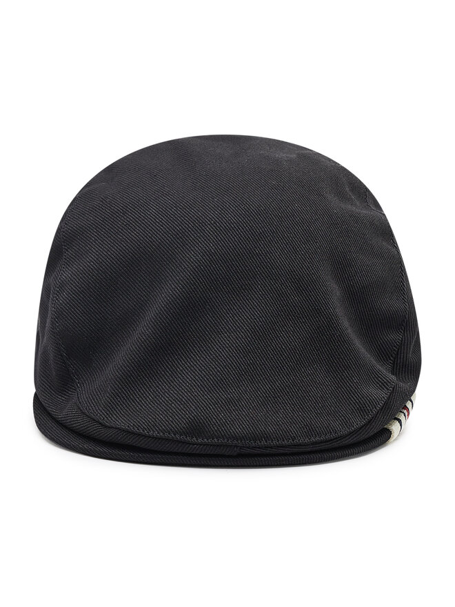Tommy Hilfiger Schiebermütze Tommy Hilfiger Premium Casual Flat Cap AM0AM08618 Schwarz