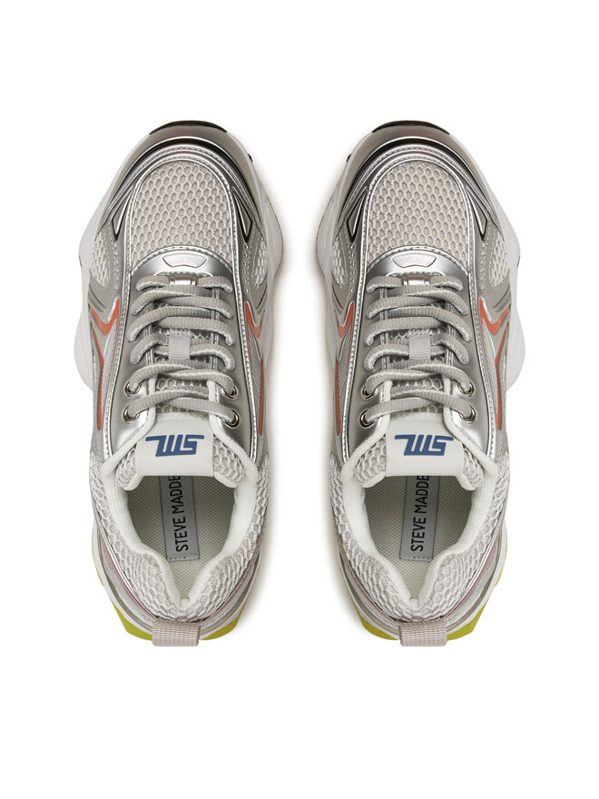 Steve Madden Snīkeri Steve Madden Speedster-E SM19000122 Sudraba