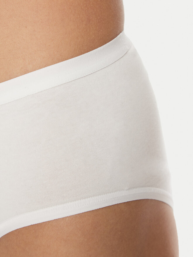 Triumph Triumph Σετ 2 κλασικά σλιπ ψηλόμεσα Sense Of Cotton 10225046 Λευκό