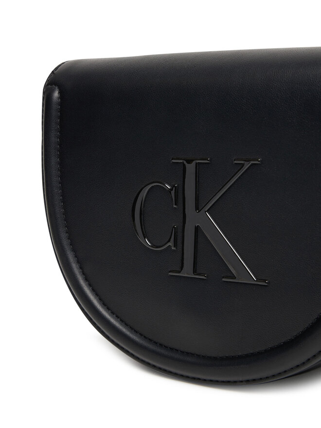 Calvin Klein Τσάντα Calvin Klein Bold Ck Saddle Crossbody LV04F3221G Μαύρο
