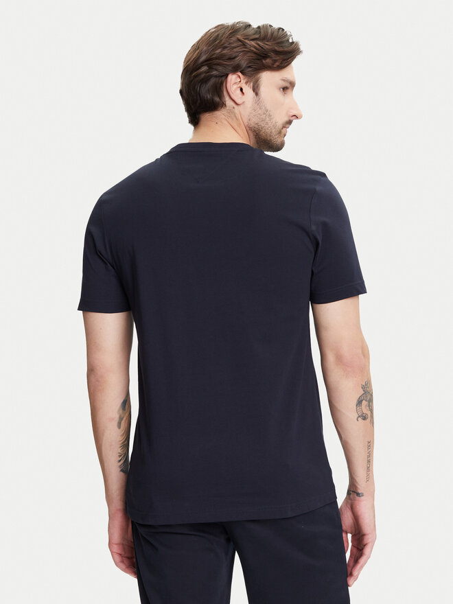 Tommy Hilfiger Tommy Hilfiger Póló Brand Love MW0MW40324 Sötétkék Regular Fit