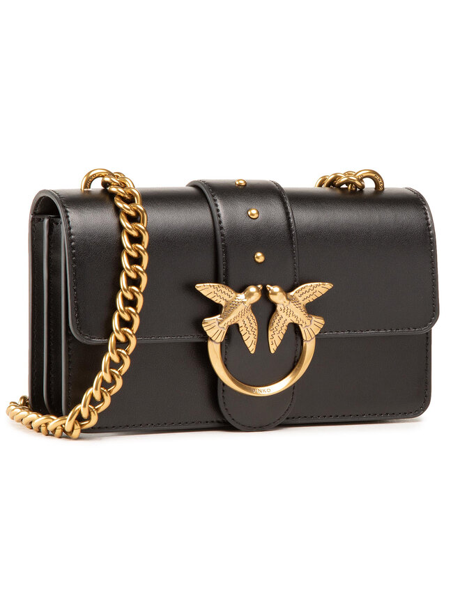 PINKO Сумка Pinko Love Mini Icon Simply 4 C PE 21 PLTT 1P221P Y6XT Чорний