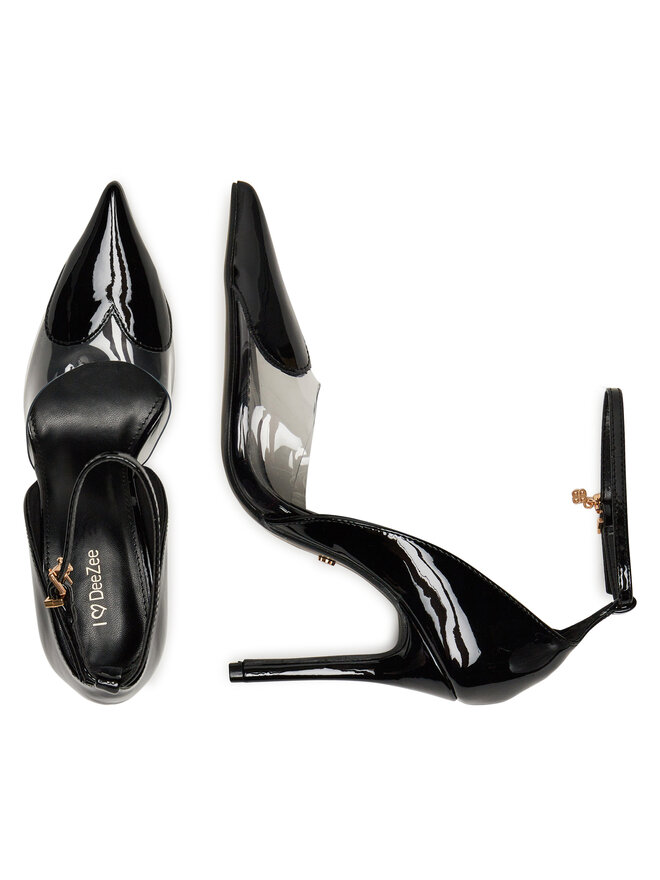 DeeZee Pantofi cu toc subțire DeeZee PX096 02 Negru