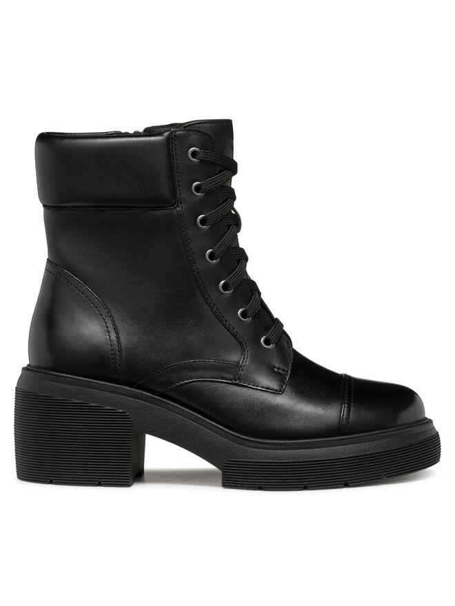 Geox Polokozačky Geox D Spherica Ec15 D46WWB 043BC C9999 Černá