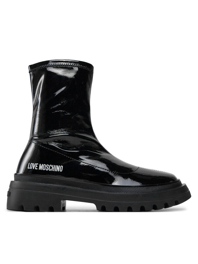 LOVE MOSCHINO Botine LOVE MOSCHINO JA24225G0LIIZ000 Negru