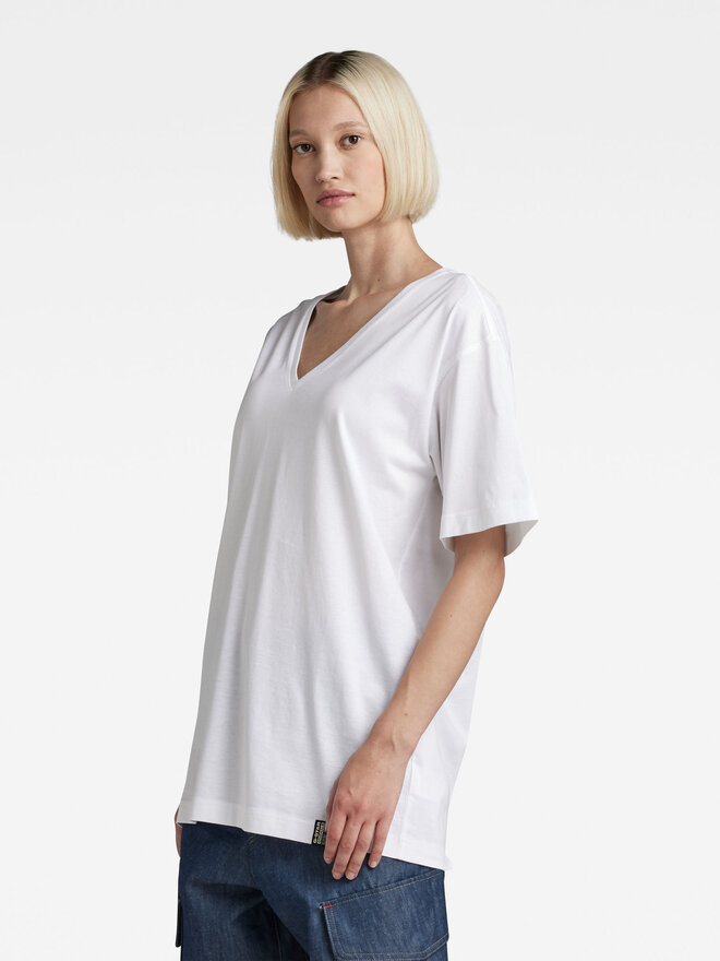 G-Star Raw G-Star Raw Marškinėliai D22746-C539-110 Balta Relaxed Fit
