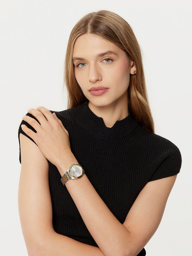 BOSS Zegarek BOSS Rhea 1502700 Srebrny