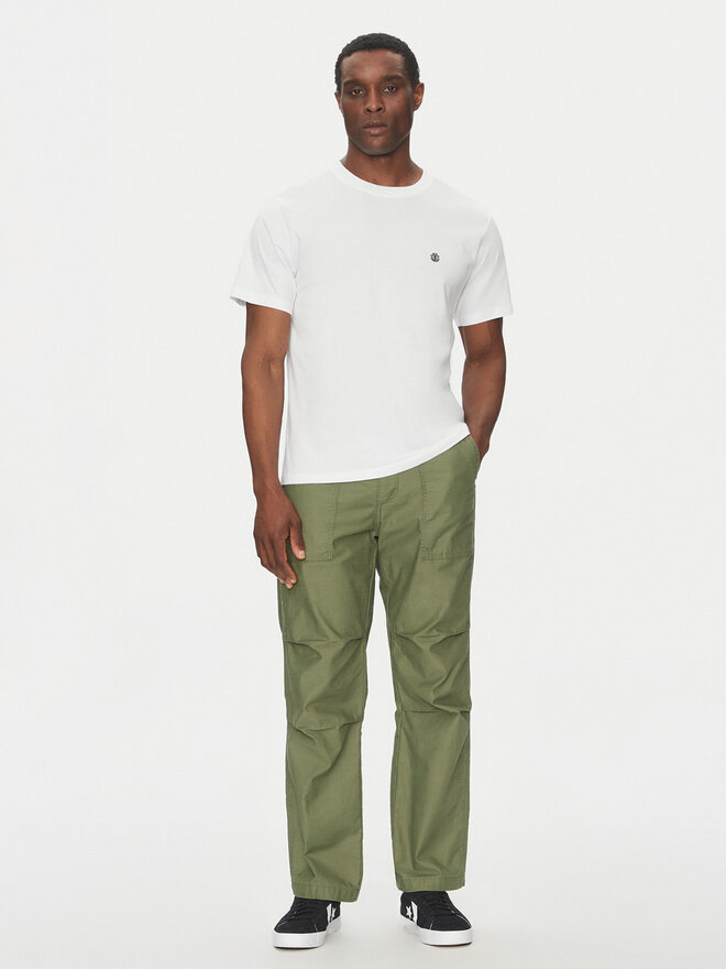 Element Element Camiseta ELYKT00168 Blanco Regular Fit