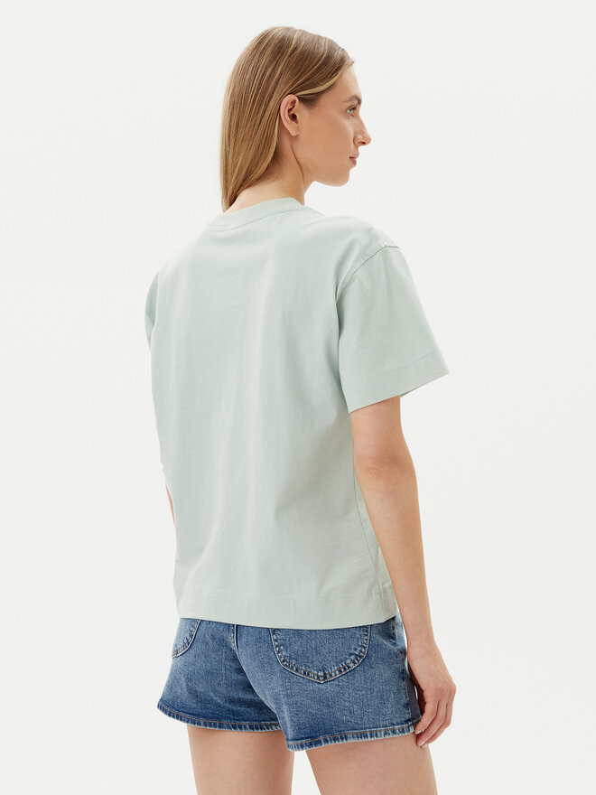 Lee Lee Póló Embroidery Pocket 112363833 Zöld Relaxed Fit