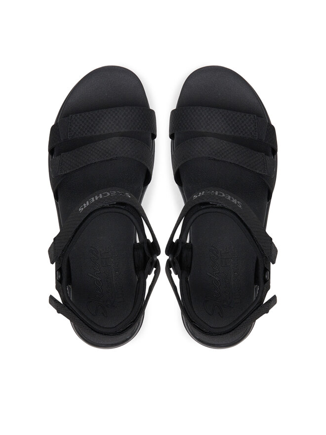 Skechers Σανδάλια Skechers D'Lux Walker-Going-Out Vibes 119828/BBK Μαύρο