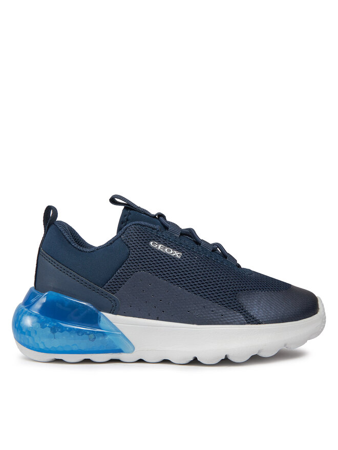 Geox Sneakersy Geox J Activart Illuminus J45LYA 0149J C4002 S Tmavomodrá