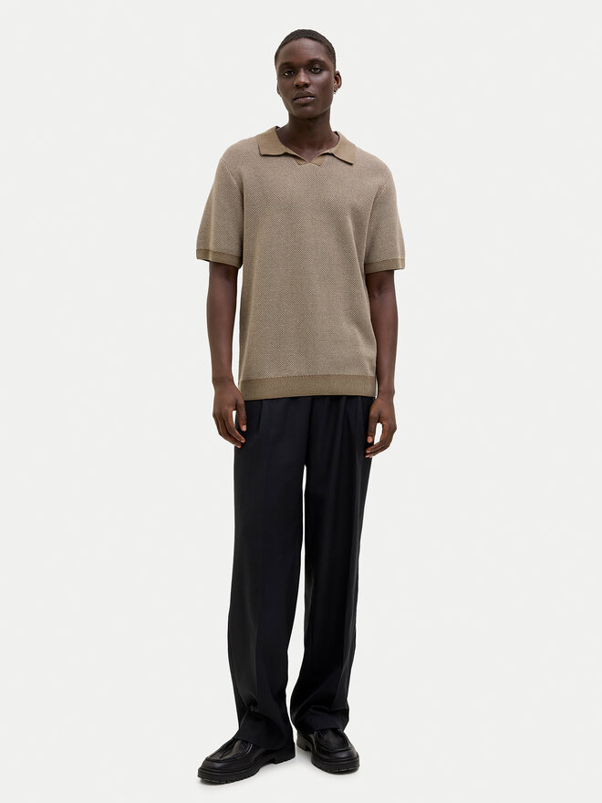 Jack&Jones Jack&Jones Polo Ceaston 12273012 Μπεζ Regular Fit