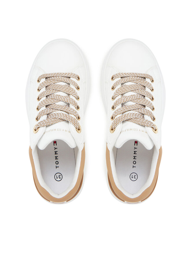 Tommy Hilfiger Снікерcи Tommy Hilfiger Low Cut Lace-Up Sneaker T3A9-33751-1355 M Білий