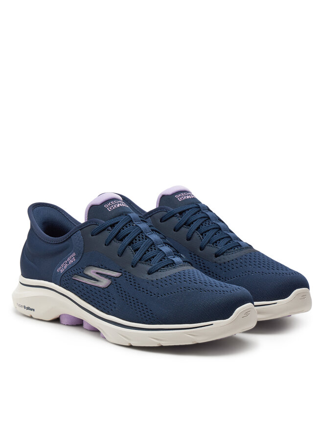Skechers Sneakersy Skechers Gowalk 7 125233/NVLV Granatowy