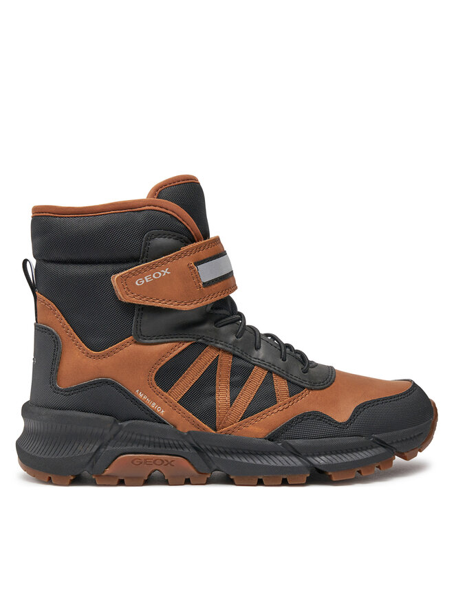 Geox Stiefel Geox J Flexyper Plus Boy J36LCD 0MEFU CR69B S Braun