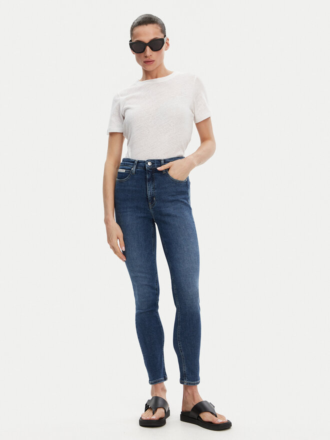 Calvin Klein Calvin Klein Camiseta K20K208248 Blanco Relaxed Fit