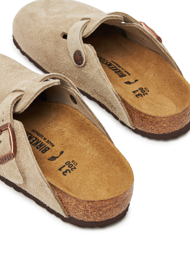 Birkenstock Şlapi Birkenstock Boston Kids 1027875 Bej