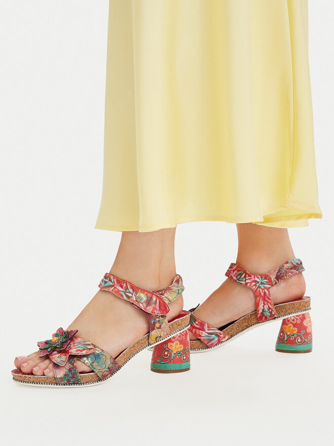Laura Vita Sandalen Laura Vita Framboiseo 33 Rot