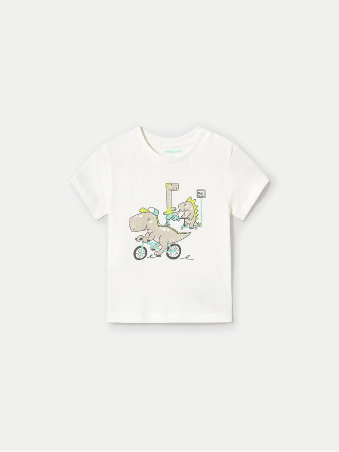 Mayoral Mayoral Camiseta 1062 Blanco Regular Fit
