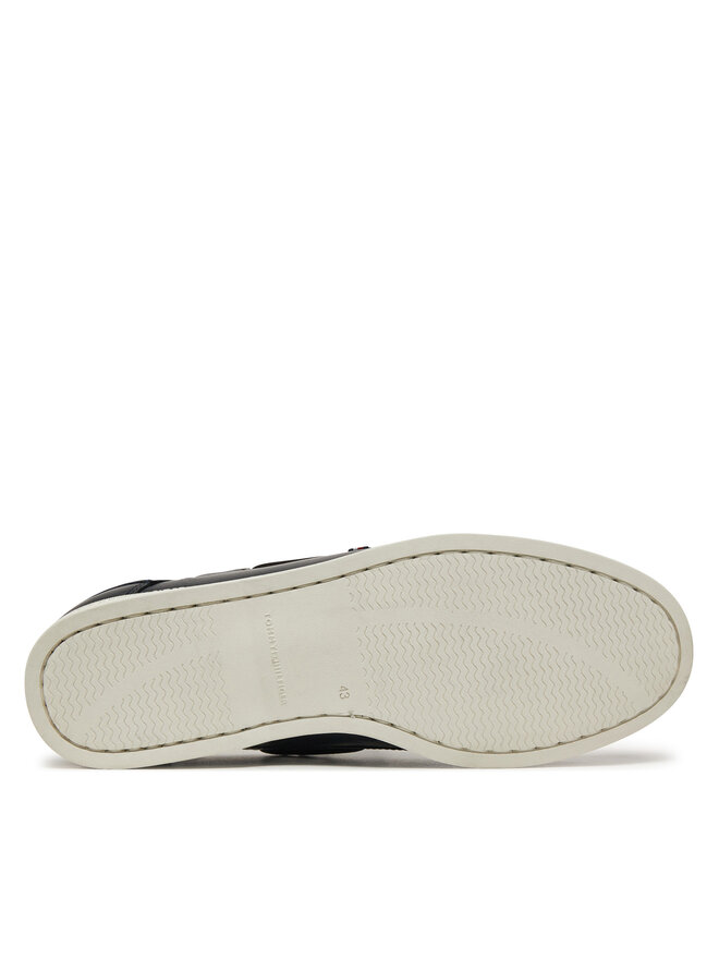 Tommy Hilfiger Félcipő Tommy Hilfiger Th Boat Shoe Core Lth FM0FM05569 Sötétkék