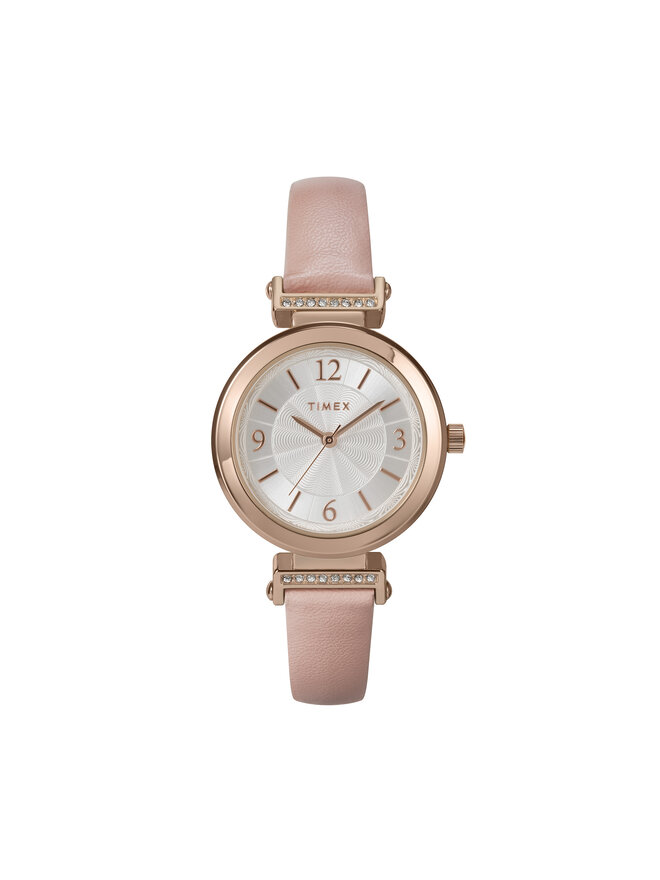 Timex Ρολόι Timex Main Street TW2W96300 Ροζ χρυσό