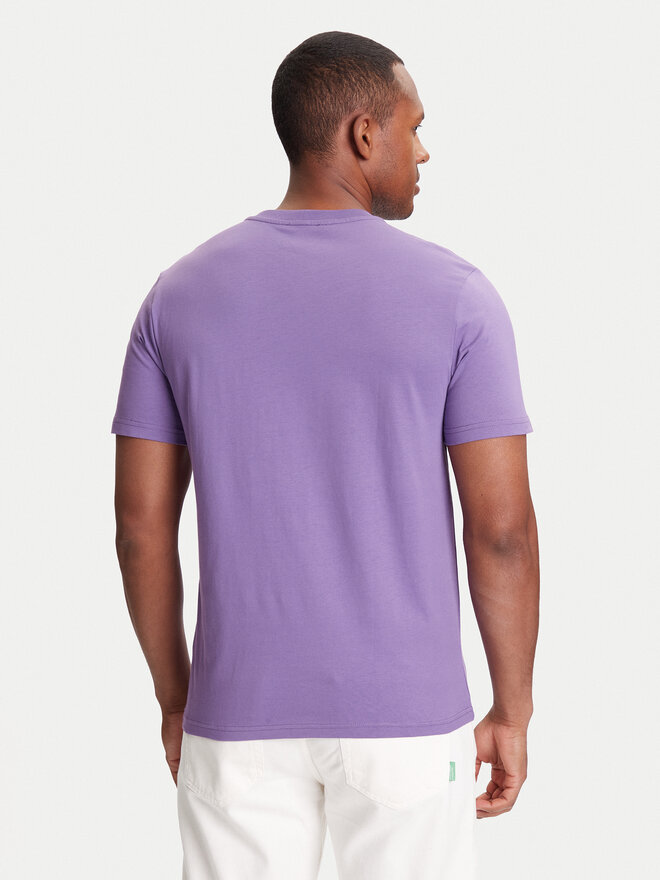 United Colors Of Benetton United Colors Of Benetton Marškinėliai 3MI5J1AF7 Violetinė Regular Fit