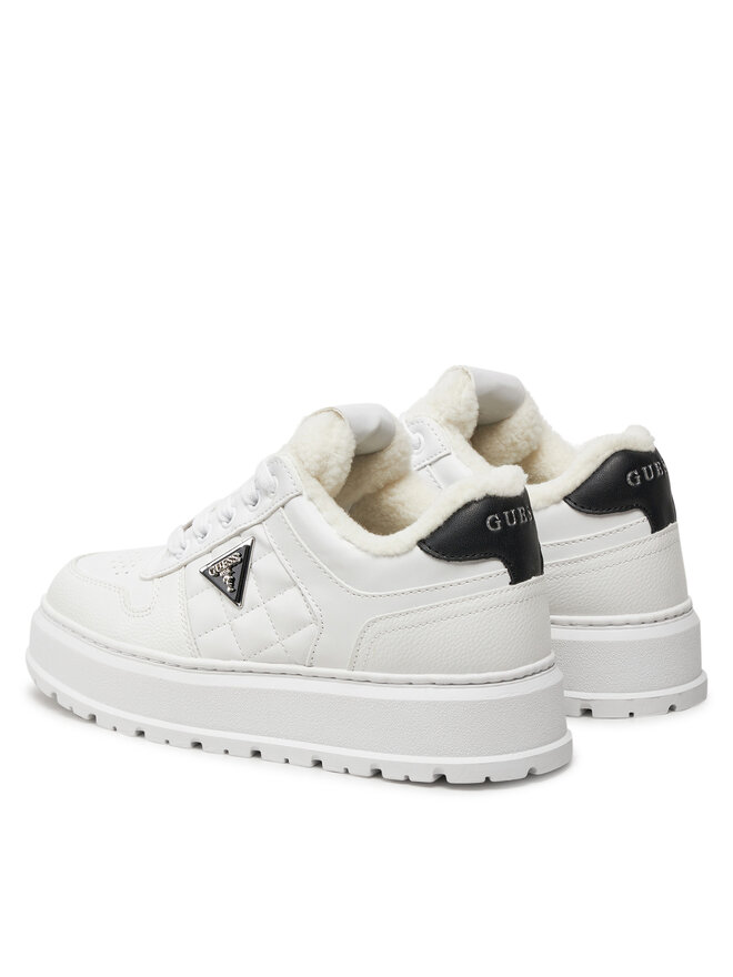 Guess Сникърси Guess Terria2 FLFTRR ELE12 Бял
