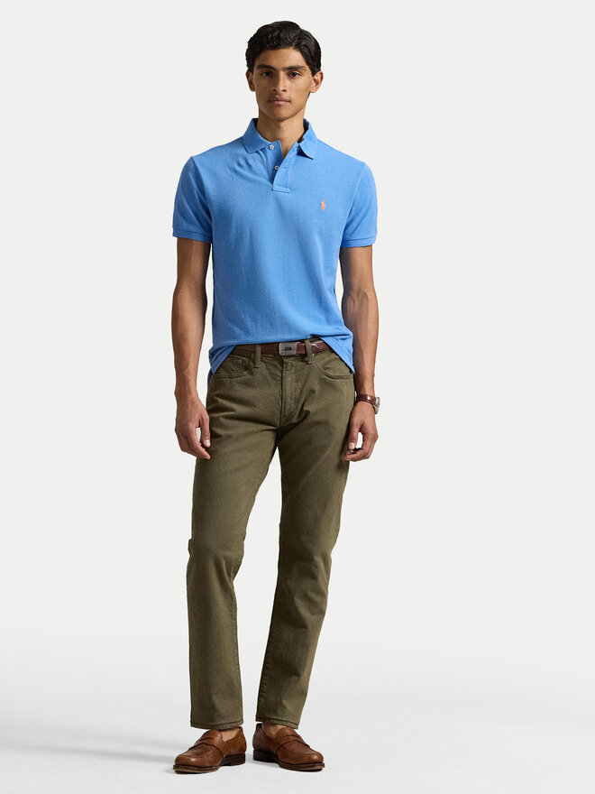 Polo Ralph Lauren Polo Ralph Lauren Поло 710680784406 Голубий Custom Slim Fit