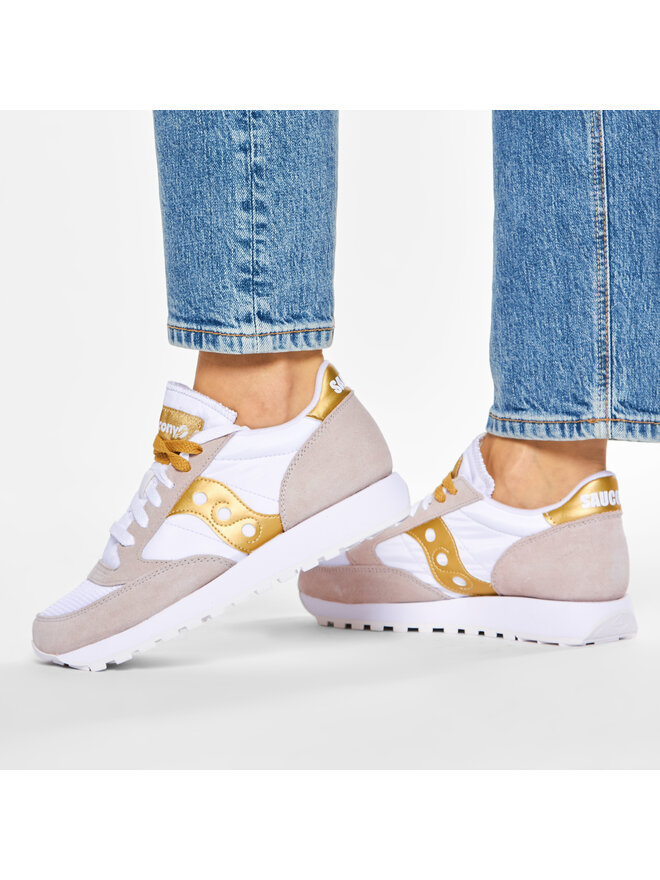 Saucony Women's Jazz Original Vintage Sneakers - Retro Mesh & Suede Running Shoe - View #7