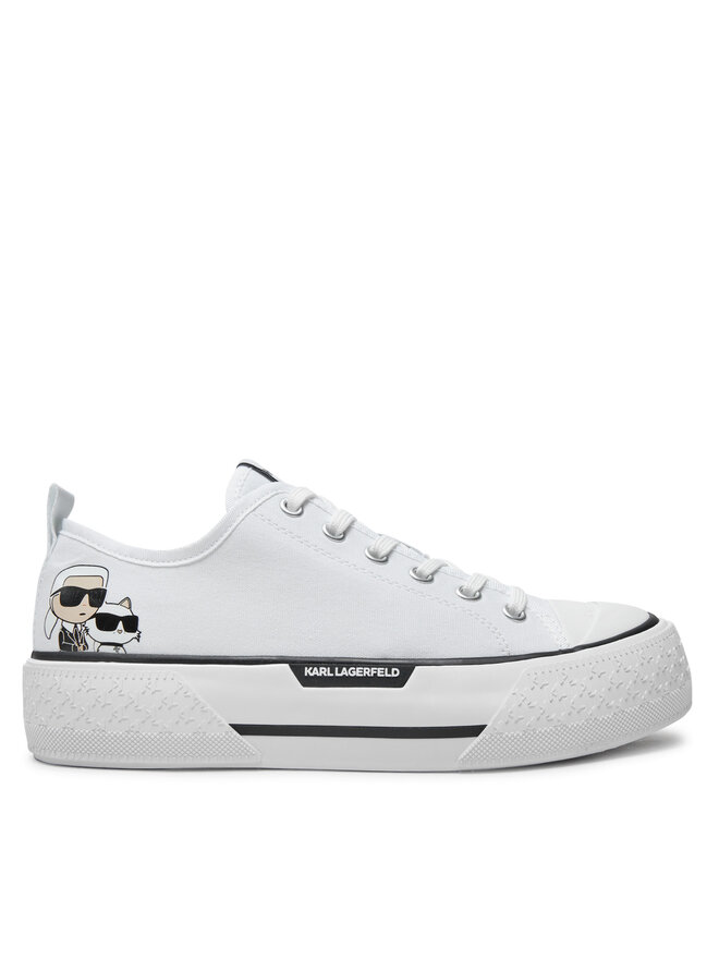 KARL LAGERFELD Plátěnky KARL LAGERFELD KL60614 Bílá