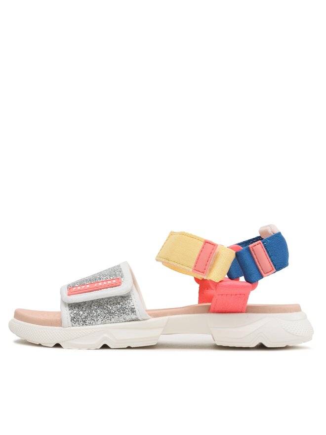 Pepe Jeans Sandalen Pepe Jeans Ventura Sandal G PGS90190 Silberfarben