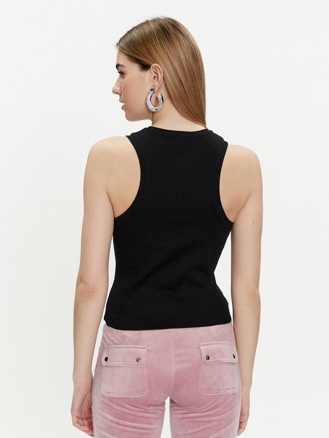 Juicy Couture Juicy Couture Top Beckham JCBLV223811 Schwarz Slim Fit