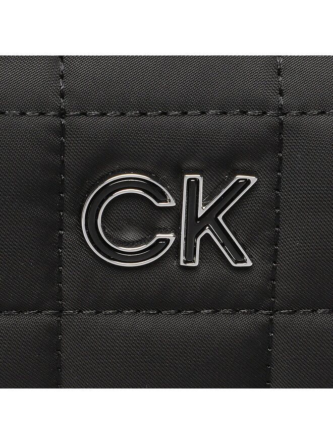Calvin Klein Дамска чанта Calvin Klein Re-Lock Quil Camera Bag Nyl K60K610640 Черен