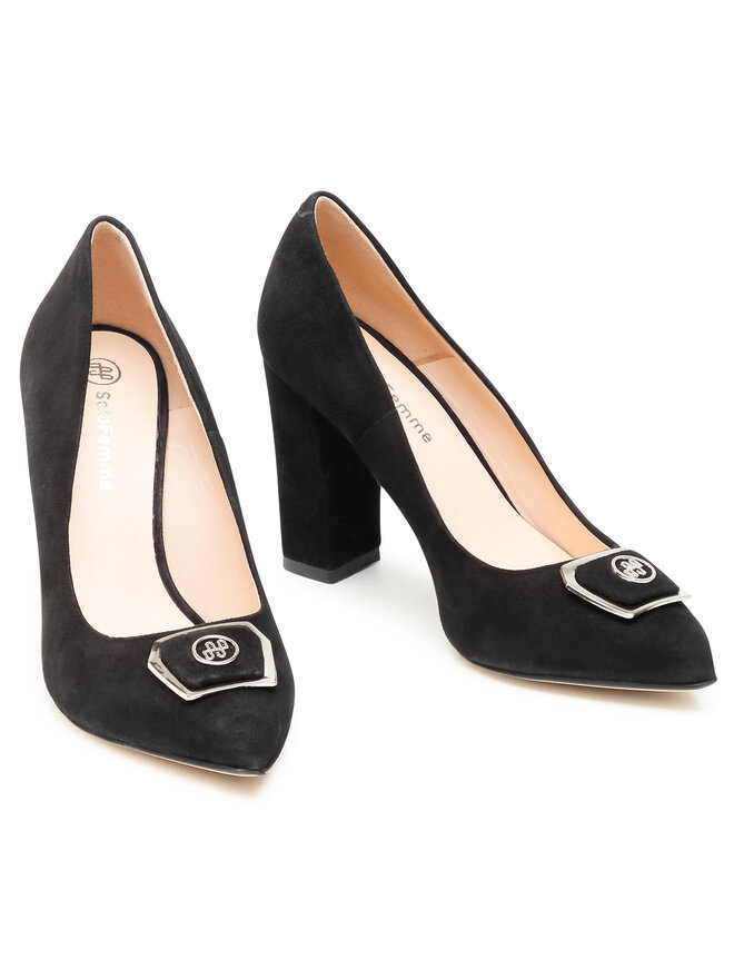 Solo Femme Pusbačiai Solo Femme 14175-82-020/000-04-00 Juoda