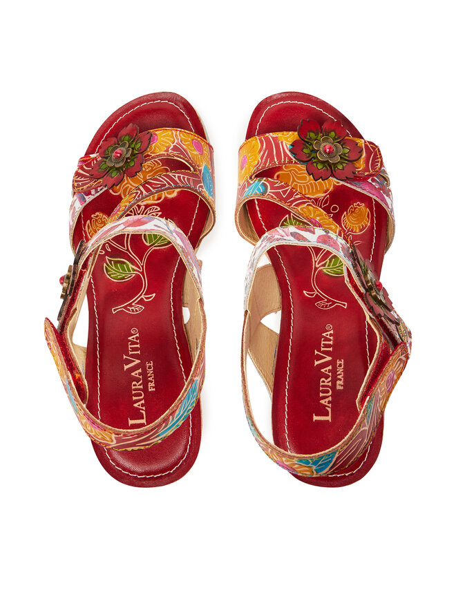 Laura Vita Sandalen Laura Vita Bonito 27 Rot