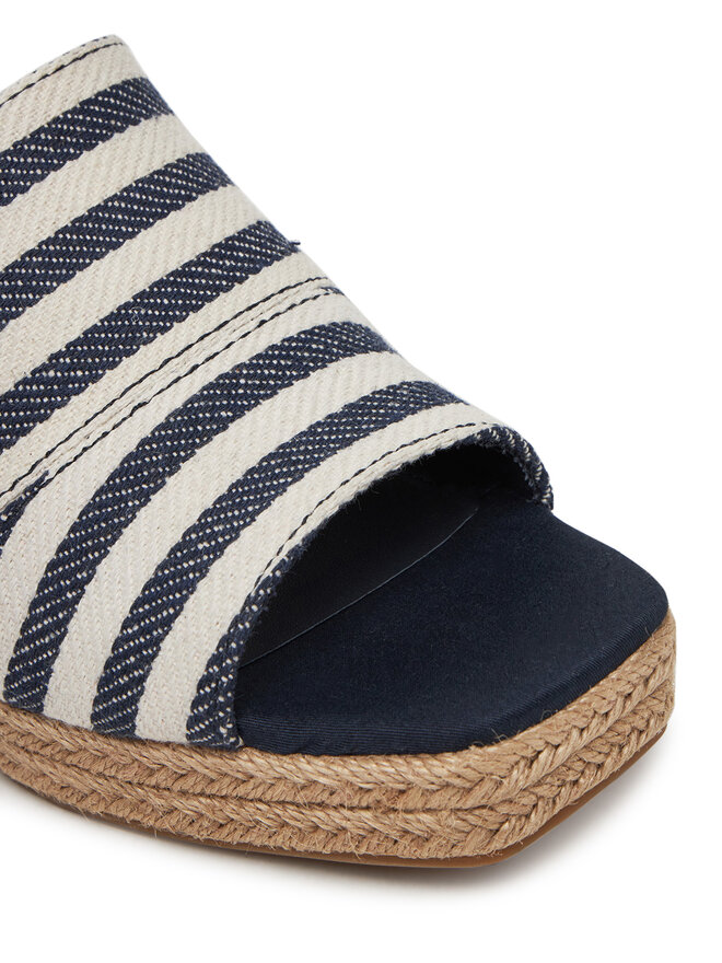 Tommy Hilfiger Espadryle Tommy Hilfiger Nautical Stripes Espadrille Mule FW0FW08666 Kolorowy