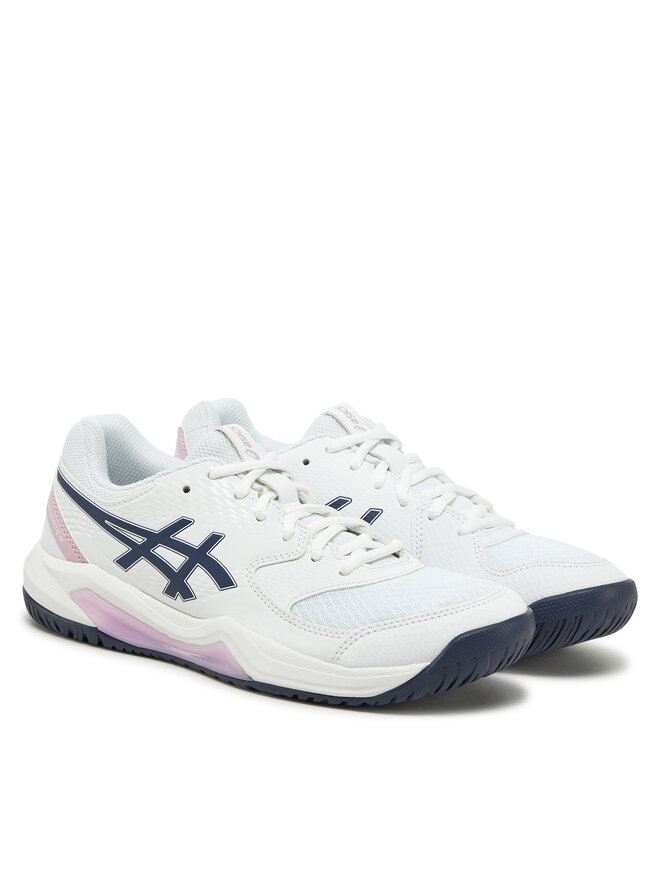 Asics Boty na tenis Asics Gel-Dedicate 8 1042A237 Bílá