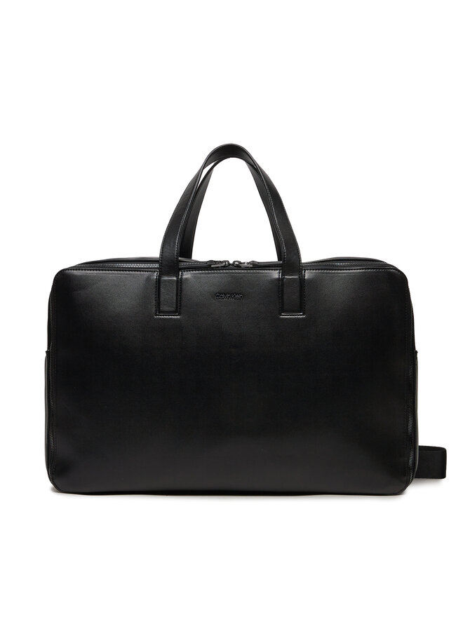 Calvin Klein Wochenendtasche Calvin Klein Line Qulit Pu Weekender K50K511880 Schwarz