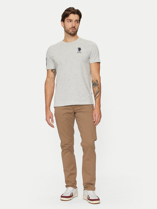 U.S. Polo Assn. U.S. Polo Assn. Marškinėliai MUP3311 Pilka Slim Fit