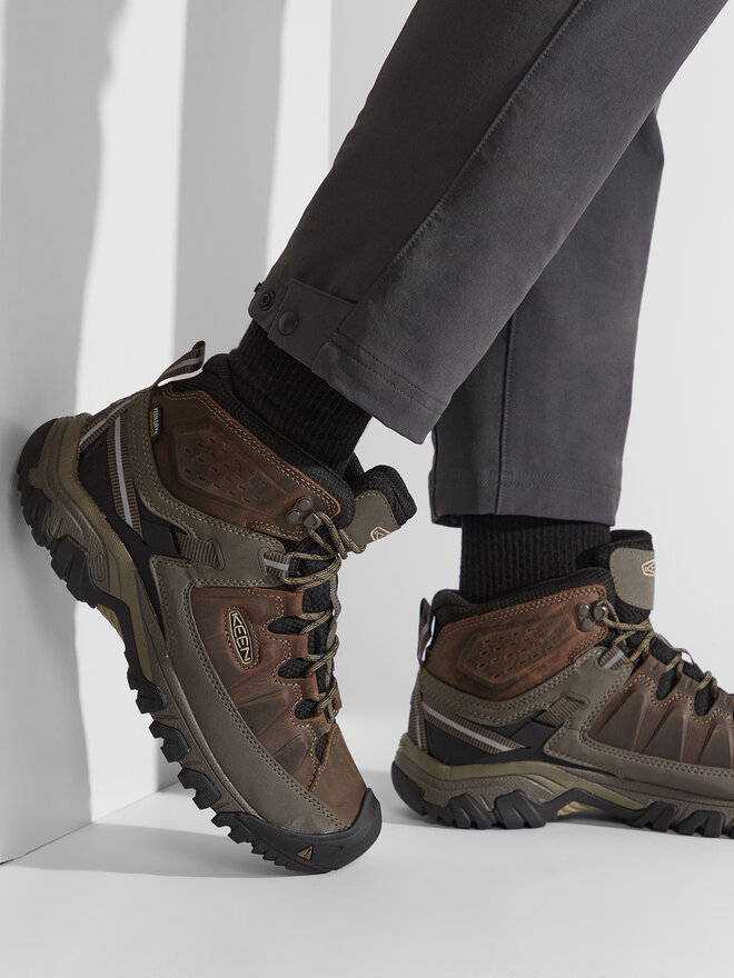 Trekkingi Keen Targhee III Wp 1017786 Brązowy | eobuwie.com.pl