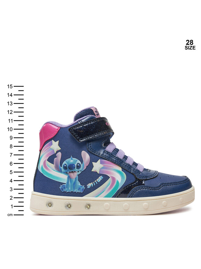 Geox Sneakersy Geox Skylin J468WF 0ANAJ C4268 S Tmavomodrá