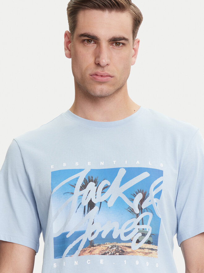 Jack&Jones Jack&Jones Camiseta Colton 12268438 Celeste Standard Fit
