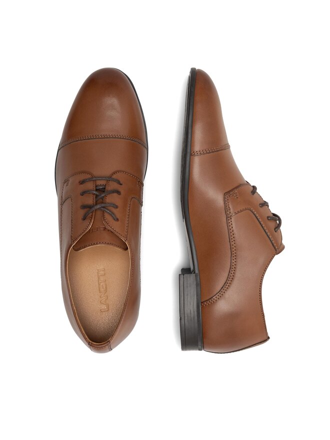 Lanetti Halbschuhe Lanetti MOSE-20 MBS Braun