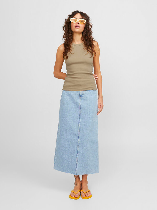 JJXX JJXX Felső 12224661 Bézs Rib Fit