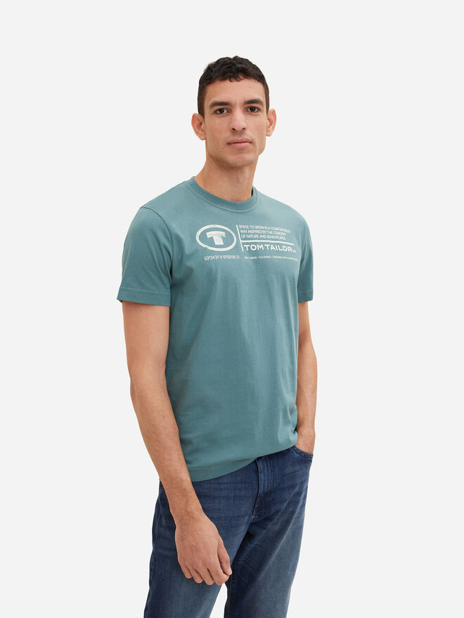 Tom Tailor Tom Tailor Camiseta 1035611 Verde Regular Fit