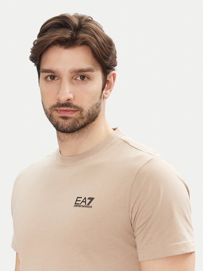 EA7 Emporio Armani EA7 Emporio Armani Camiseta 8NPT25 PJVPZ U6155 Beis Regular Fit