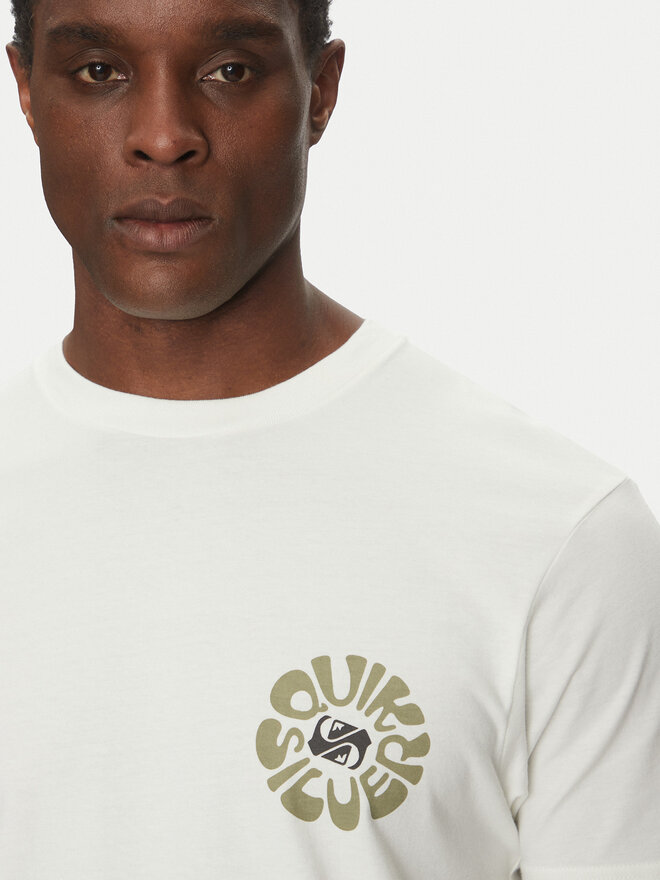 Quiksilver Quiksilver Camiseta EQYZT08036 Écru Regular Fit