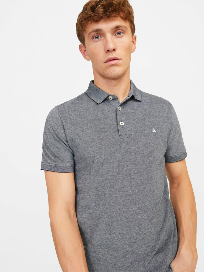Jack&Jones Jack&Jones Poloshirt Paulos 12136668 Grau Slim Fit