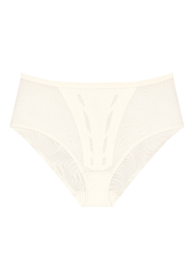 Triumph Triumph Klasične spodnje hlačke z visokim pasom Shape Smart Ellipse 10222289 Écru